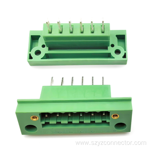 Plug in male socket terminal block